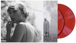 Folklore - Exclusive Limited Edition Red Colored 2x Vinyl LP por Taylor Swift — capa do álbum