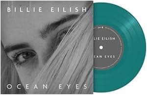 Billie Eilish Ocean Eyes 7" Vinyl, Translucent Turquoise, Etched Vinyl por Billie Eilish — capa do álbum