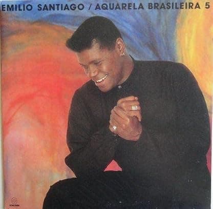 LP - Emilio Santiago – Aquarela Brasileira 5 (1992) por Emilio Santiago — capa do álbum