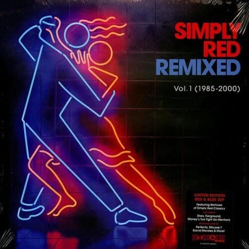 Remixed Vol. 1 (1985-2000) - Limited Red & Blue Colored Vinyl por Simply Red — capa do álbum