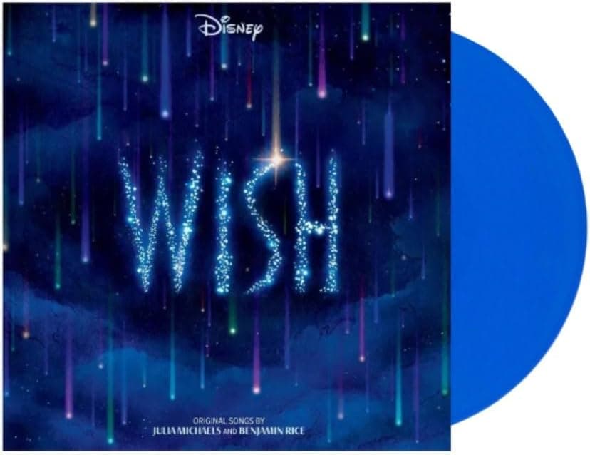 Wish Original Motion Picture Soundtrack Exclusive Limited Opaque Blue Color Vinyl LP por Julia Michaels And Benjamin Rice — capa do álbum