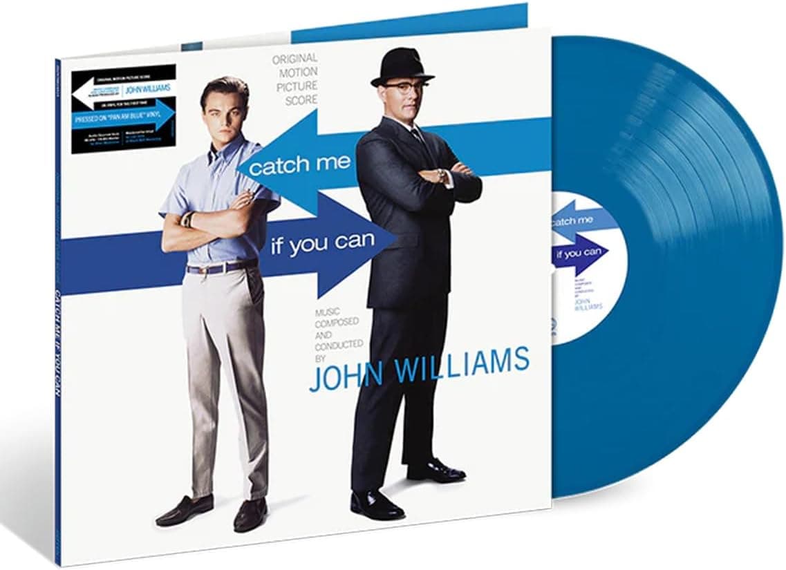 Catch Me If You Can (Original Score) Pan-Am Blue Vinyl LP, John Williams por John Williams — capa do álbum