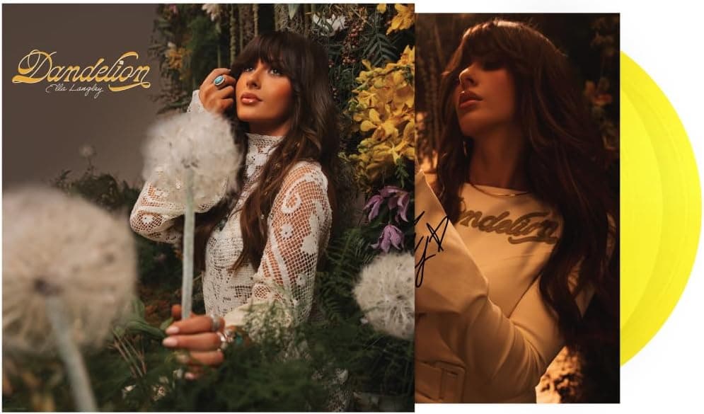 Ella Langley Dandelion Limited Edition Vinyl, Honey Bee Yellow, Signed por Ella Langley — capa do álbum