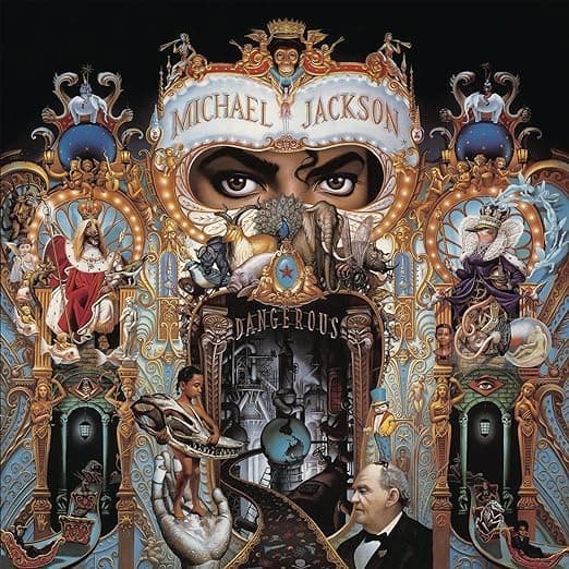 Michael Jackson - Dangerous por Michael Jackson — capa do álbum