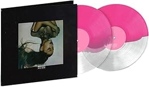 Thank U, Next - Exclusive Limited Edition Pink With Clear Split Colored 2x Vinyl LP por Ariana Grande — capa do álbum