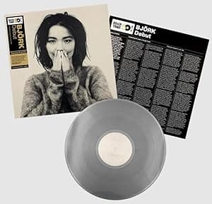 Debut Silver Alternate Cover Vinyl Record LP, Björk por Björk — capa do álbum