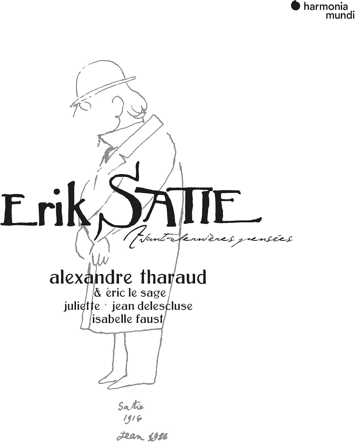 Satie: Avant-dernieres Pensees por Alexandre Tharaud — capa do álbum
