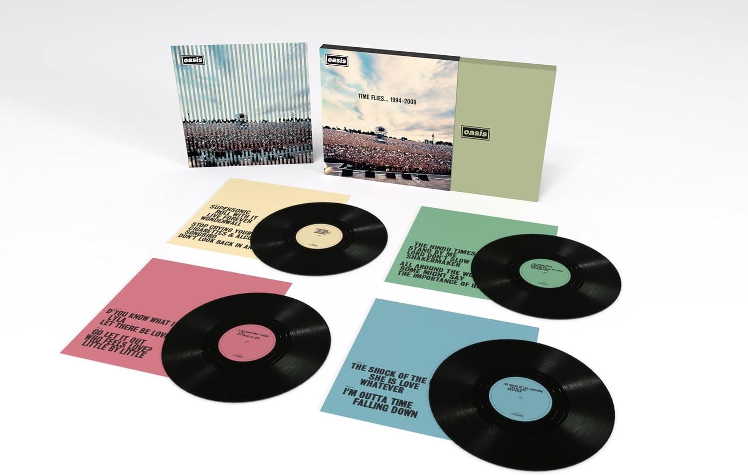 Time Flies… 1994-2009 por Oasis — capa do álbum