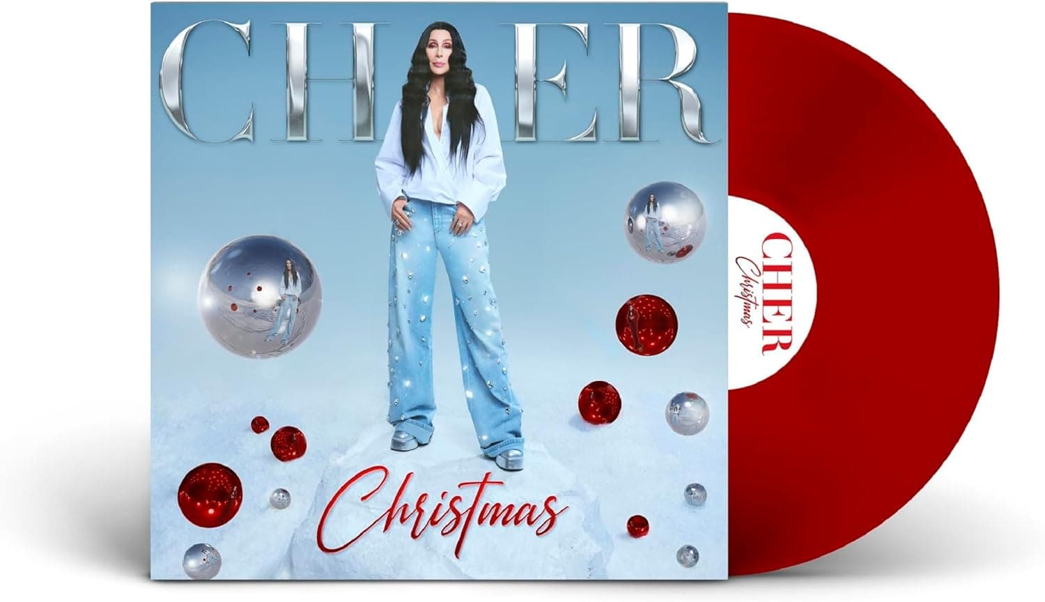 Christmas (Ruby Red Vinyl) por Cher — capa do álbum