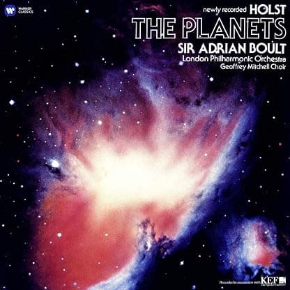 Holst: The Planets por Sir Adrian Boult — capa do álbum