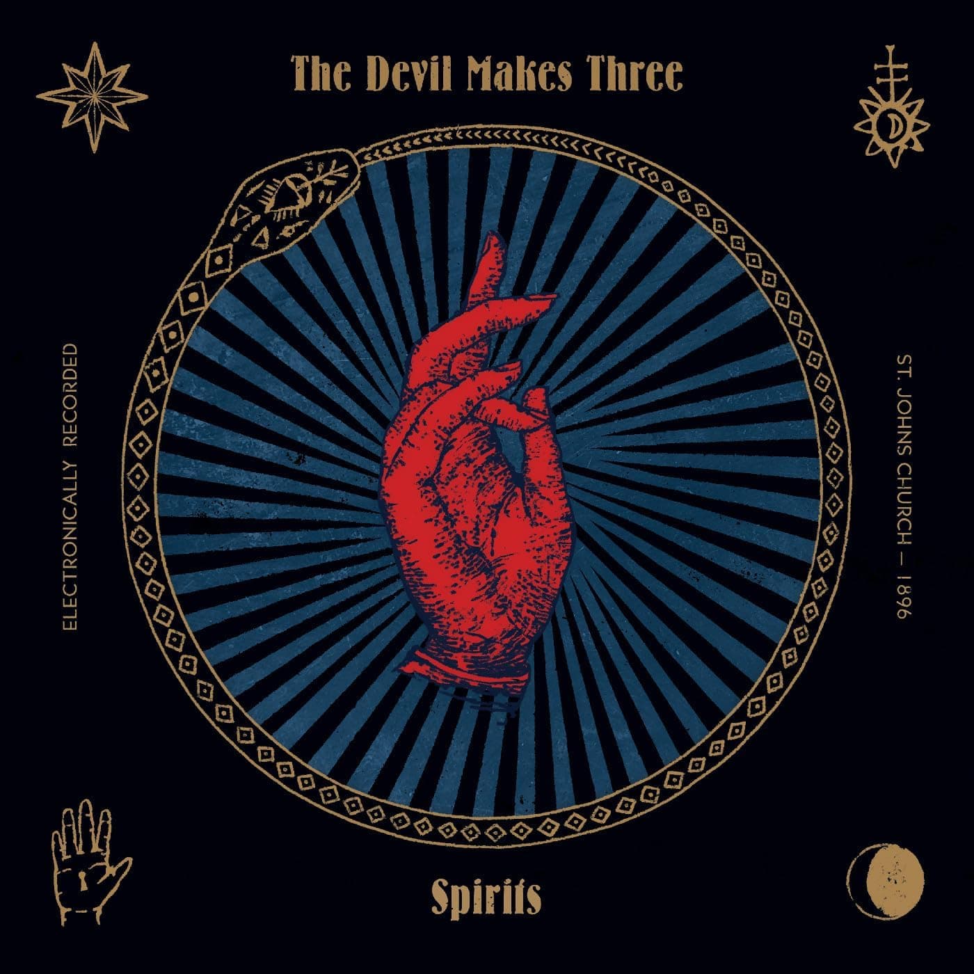 Spirits por The Devil Makes Three — capa do álbum