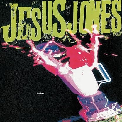 liquidiser (TRANSLUCENT GREEN VINYL/140G) por Jesus Jones — capa do álbum
