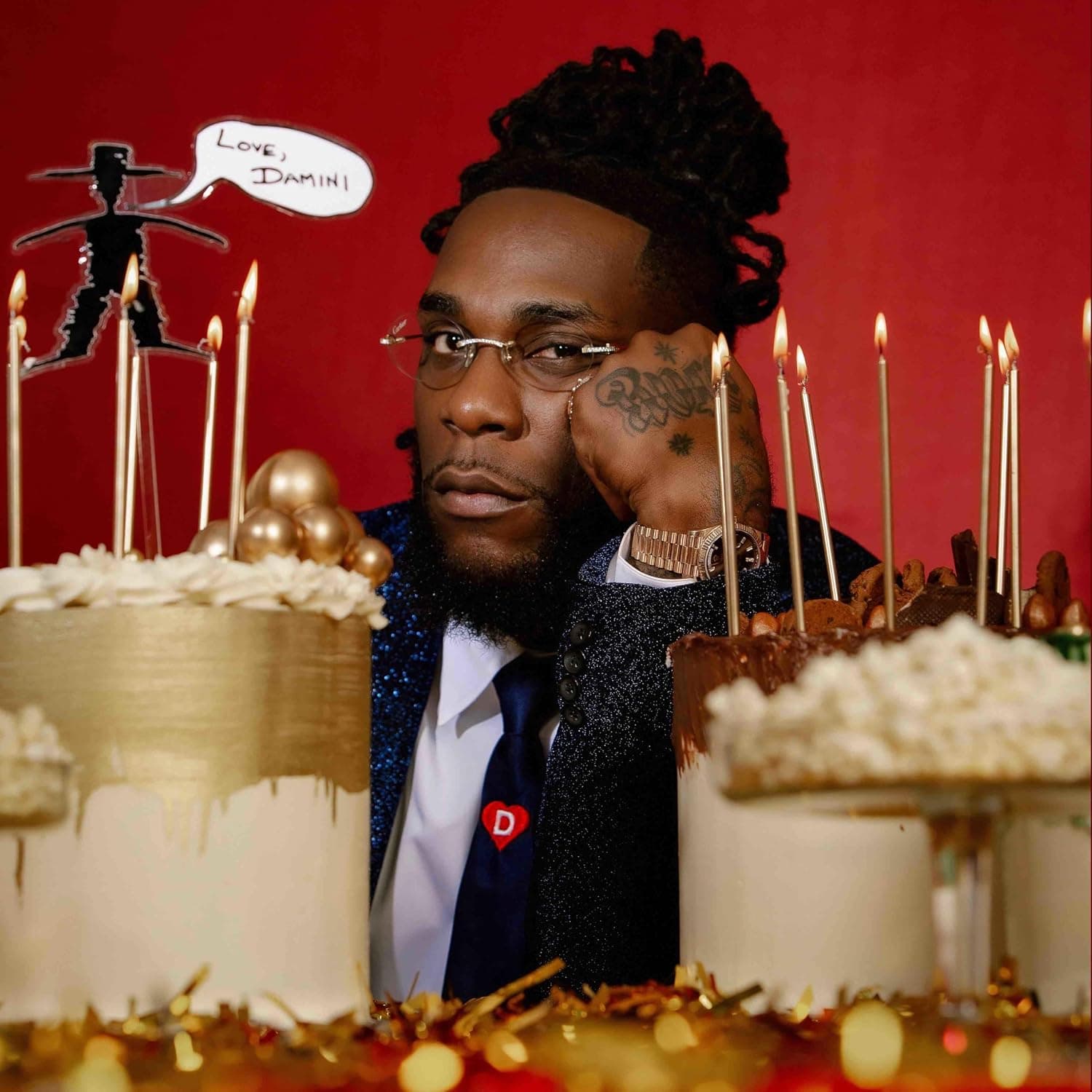 LOVE, DAMINI (COLOURED VINYL) por Burna Boy — capa do álbum