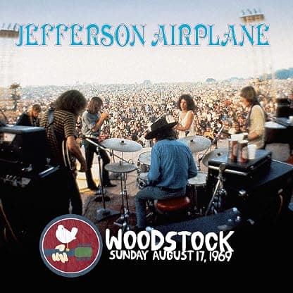 Woodstock Sunday August 17, 1969 (55th Anniversary) (IRIDESCENT CLOUDS BREAKING BLUE VINYL) por Jefferson Airplane — capa do álbum