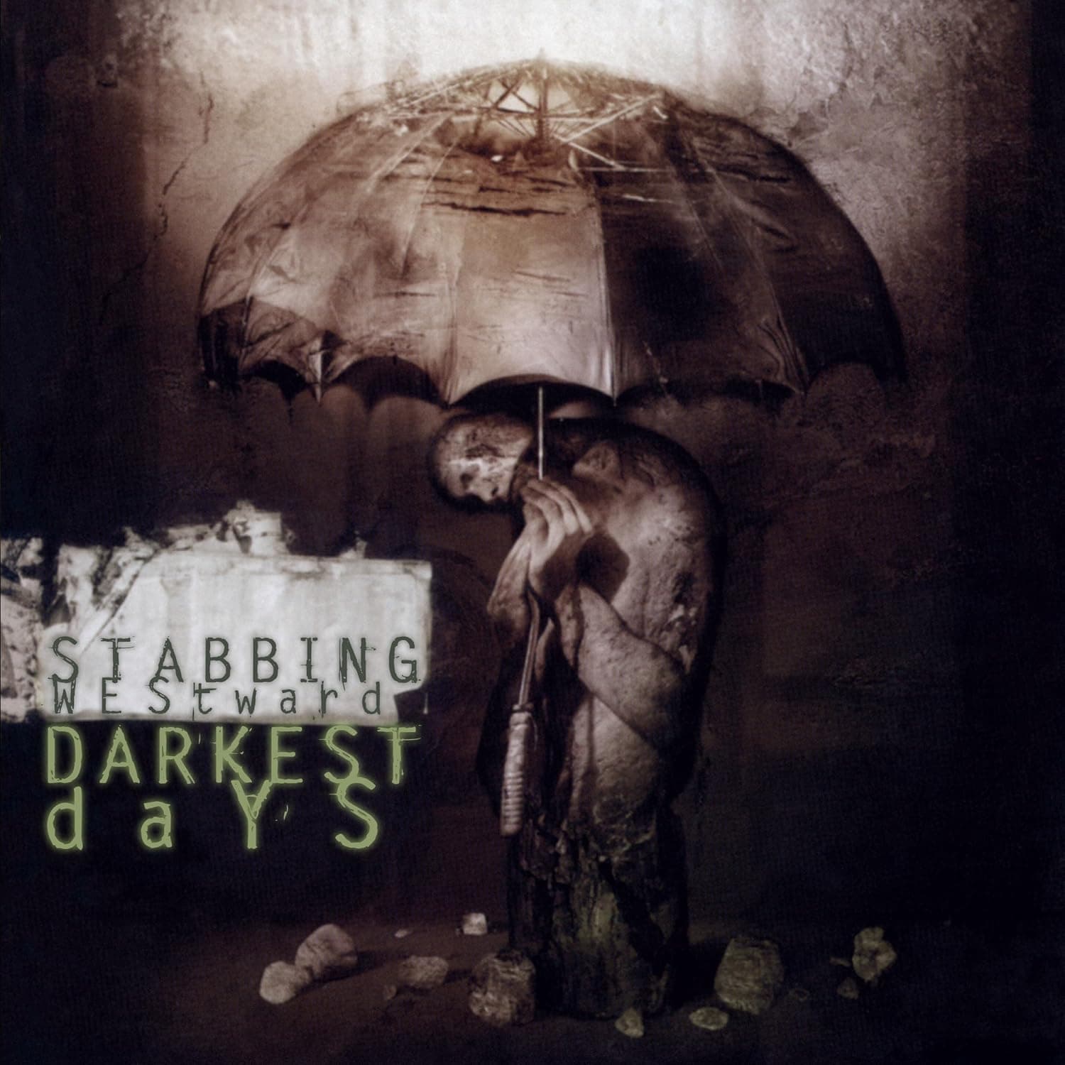 Darkest Days - Limited 180-Gram Gold & Black Colored Vinyl por Stabbing Westward — capa do álbum