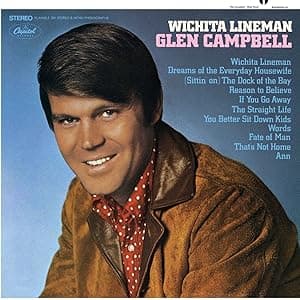 Wichita Lineman por Glen Campbell — capa do álbum