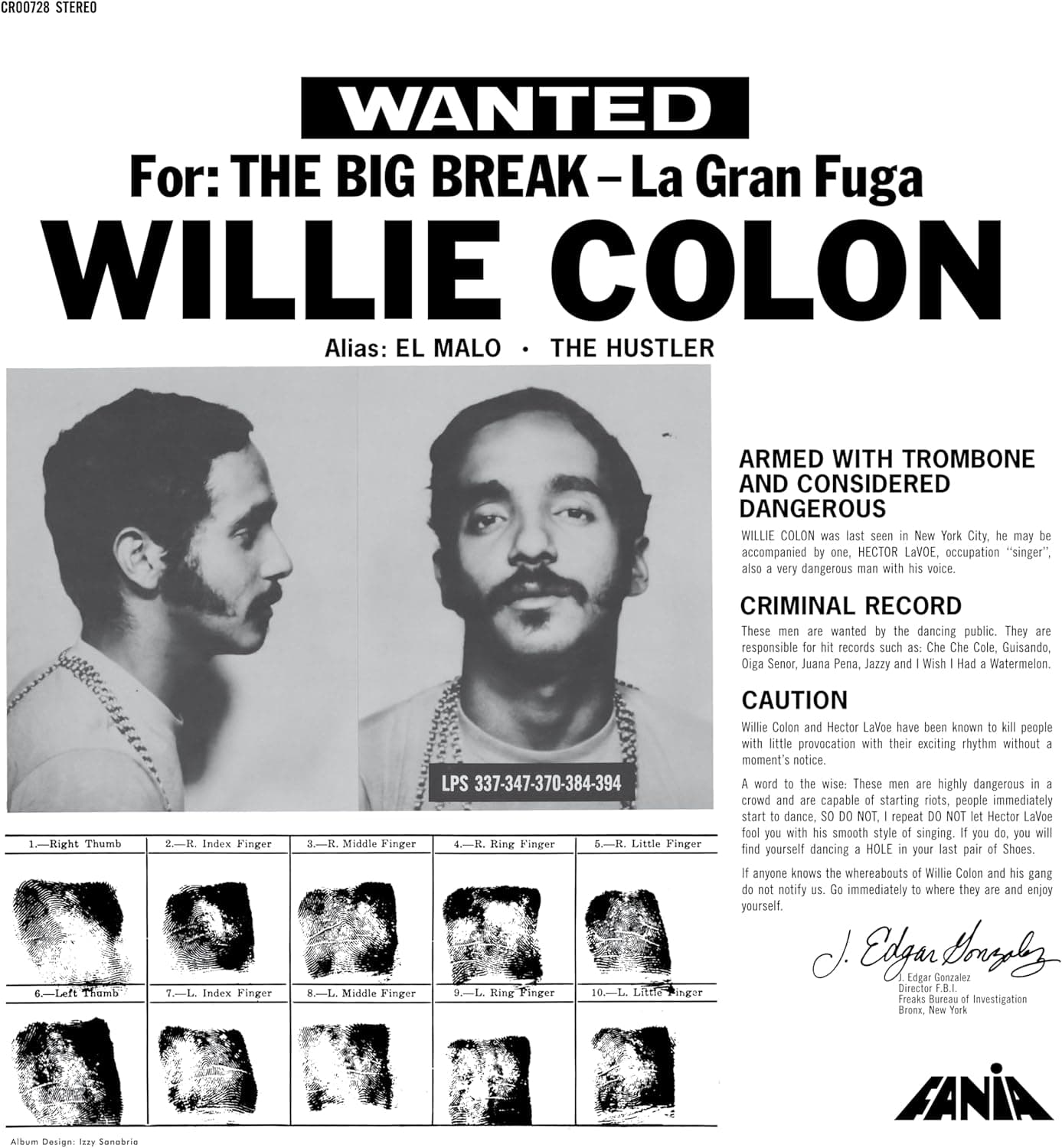 La Gran Fuga (The Big Break) por Willie Colon — capa do álbum