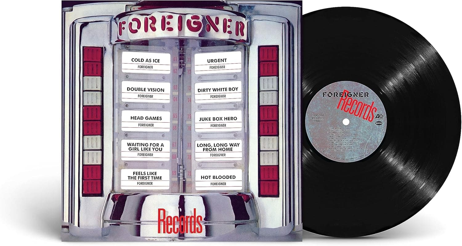 RECORDS por Foreigner — capa do álbum