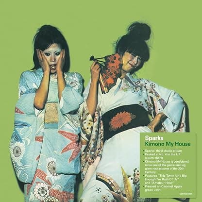 Kimono My House - 50th Anniversary 140gm Caramel Apple Vinyl por Sparks — capa do álbum