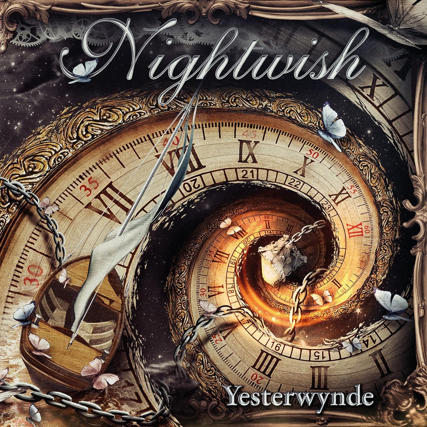 Nightwish - Yesterwynde Exclusive Limited Edition Light Blue Color Vinyl 2x LP por Nightwish. — capa do álbum